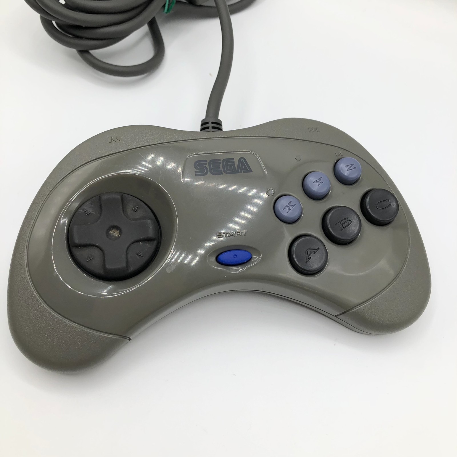 Sega Saturn SS Home Console HST-3210 Grey Tested working NTSC-J w/ Ctrlr+Cables