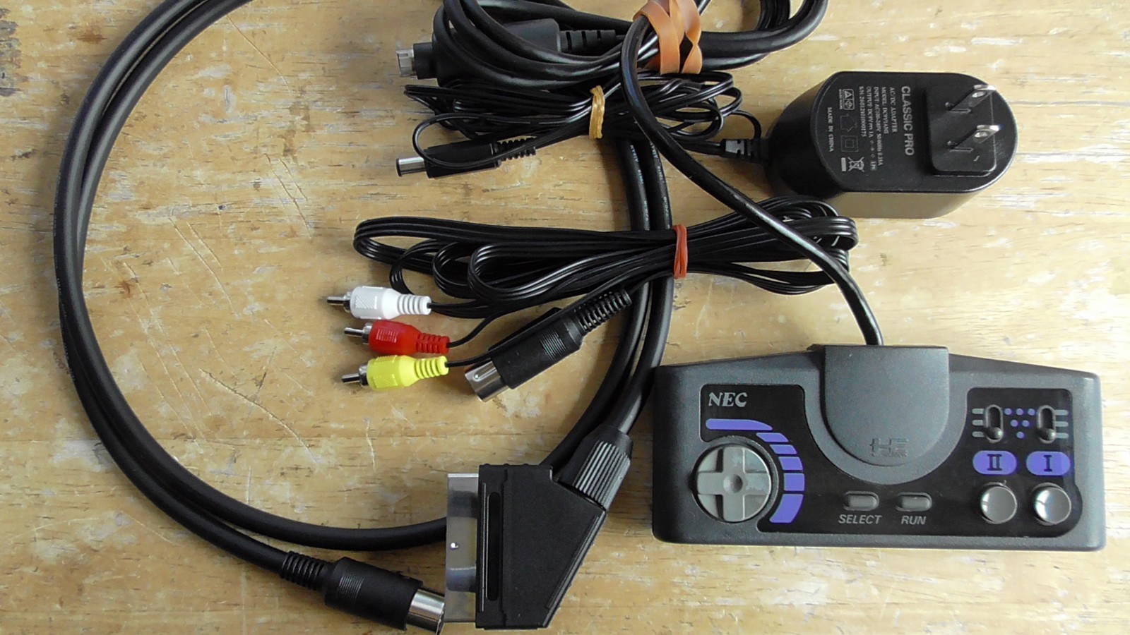 PC Engine DUO Scart RGB Csync 75/TTL/CVBS Region Free Jailbar fix FULL RECAPPED