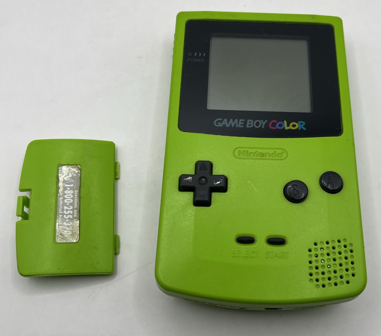 Nintendo Gameboy Game Boy Color CGB-001 – Kiwi Green. Parts Only. No Power.