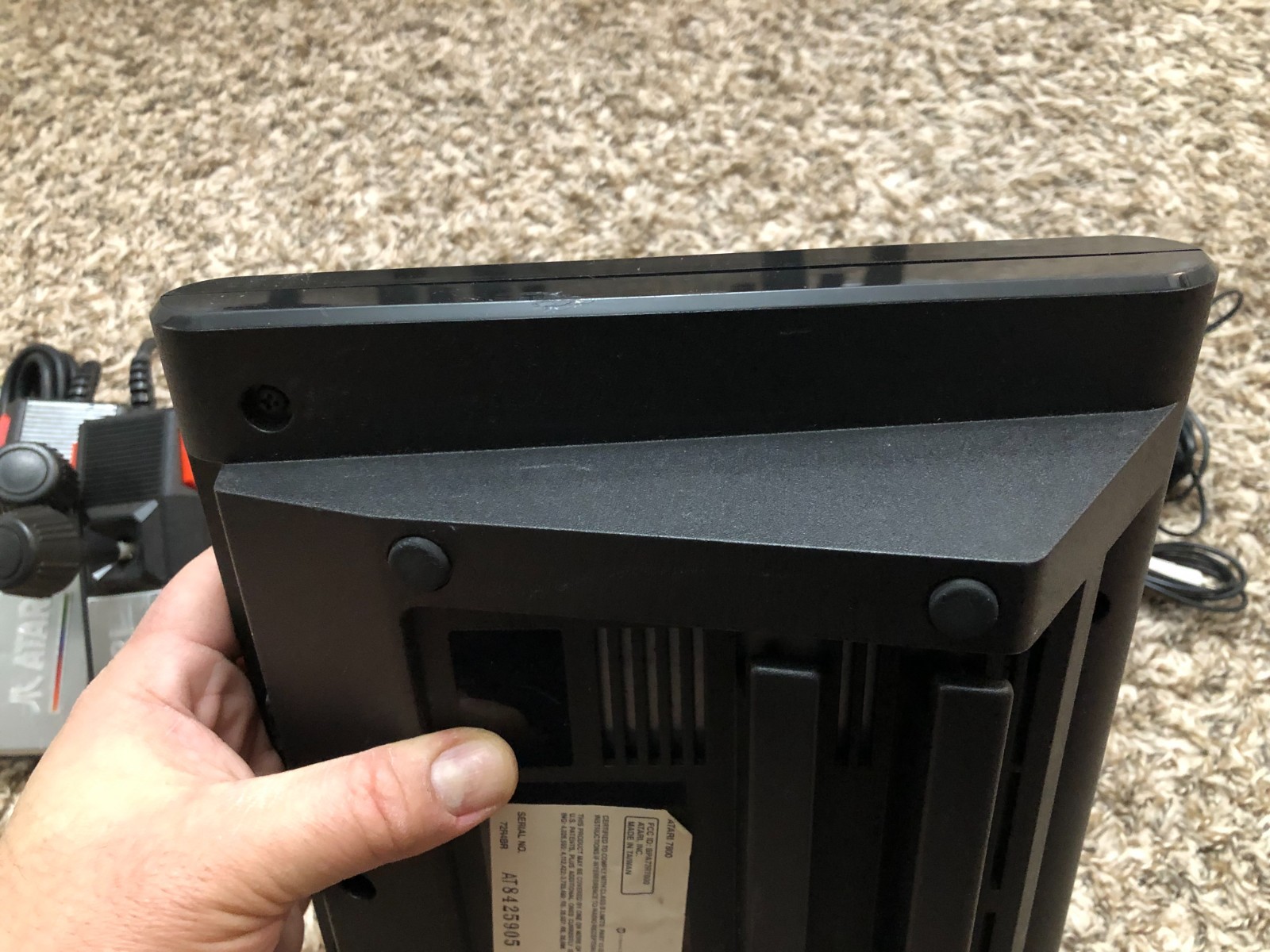 Atari 7800 Console with 2 Proline Controllers Cleaned and Tested Working
