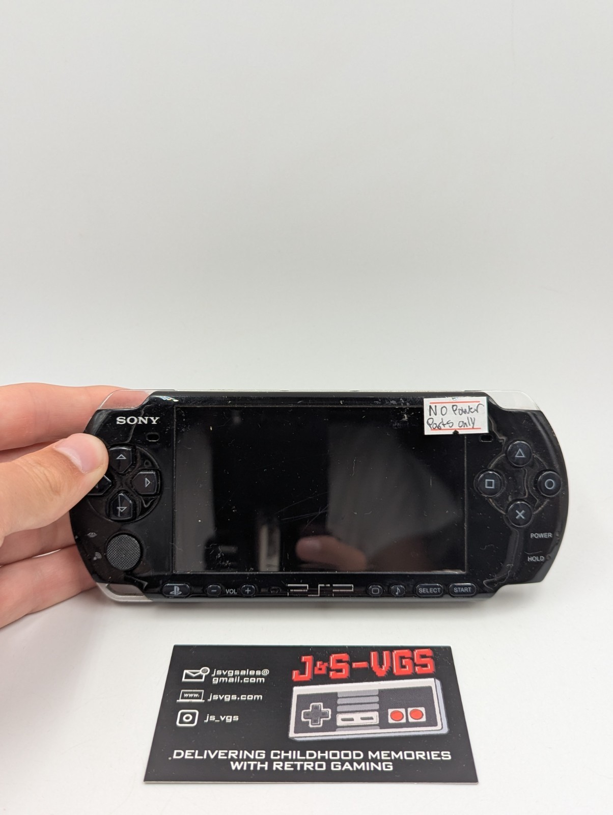 Sony PlayStation Portable PSP 3000 Piano Black No Power AS IS Repair