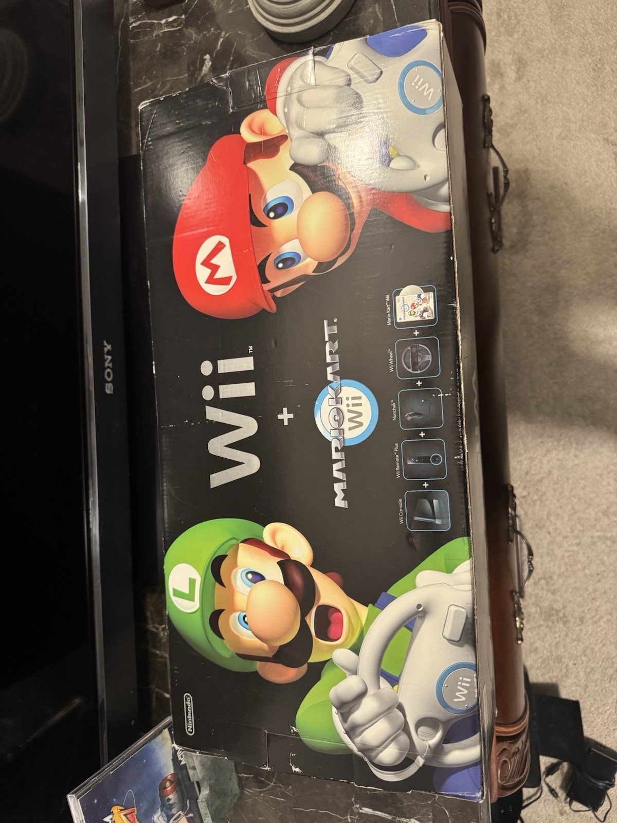 Nintendo Wii Mario Kart Pack Black Console (NTSC-U/C (US/CA))