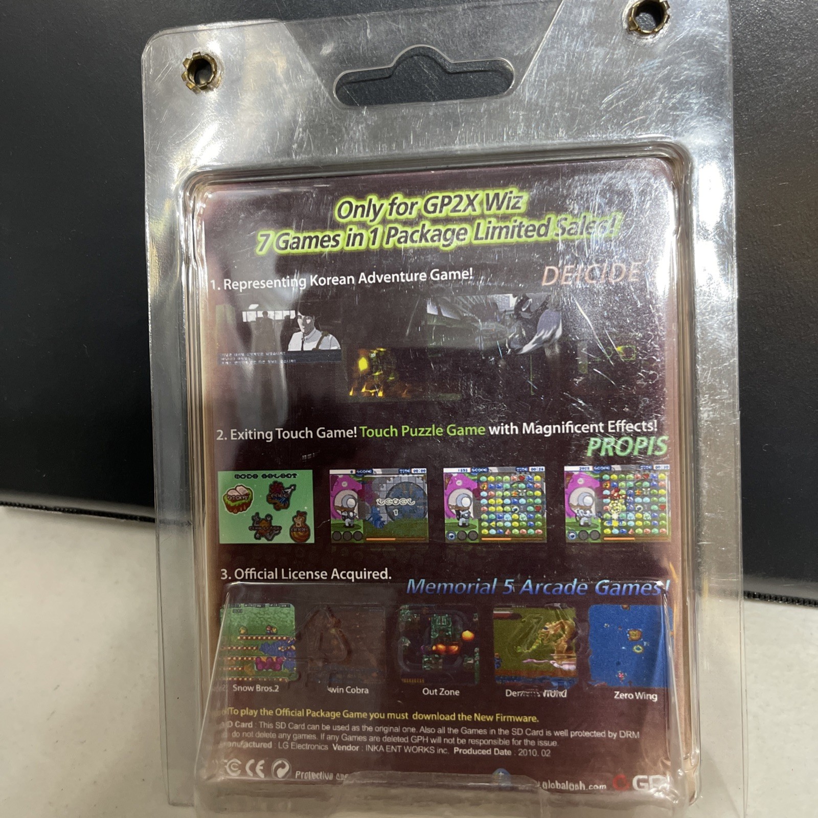 [SALE] GP2X WIZ Handheld Portable Retro Game Package (7 Games in 1)