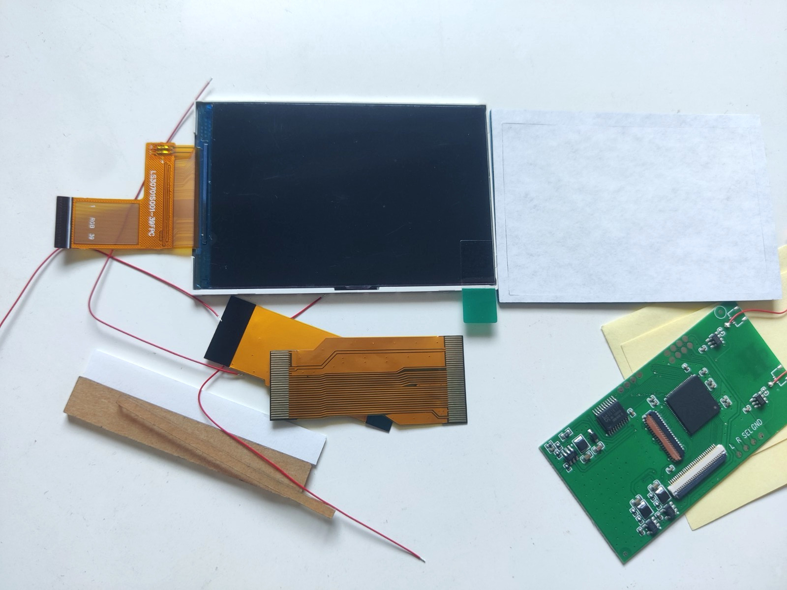 GBA V5 IPS 3.0 Laminated LCD Screen Kit 720×480 No Solder Backlight Upgrade
