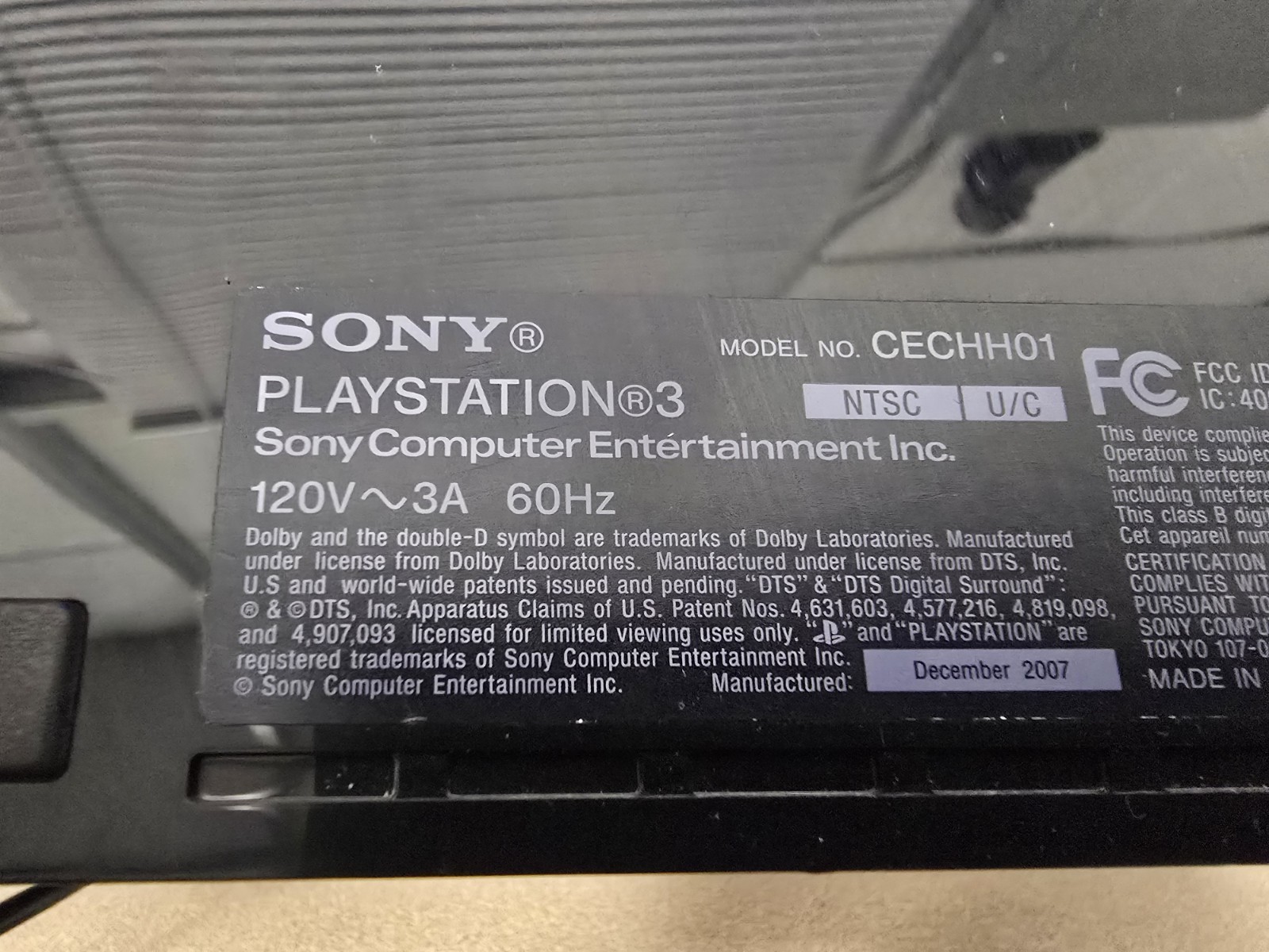 Sony PlayStation 3 PS3 CECHH01 40GB Console Bundle 2 Controllers 8 Games Tested