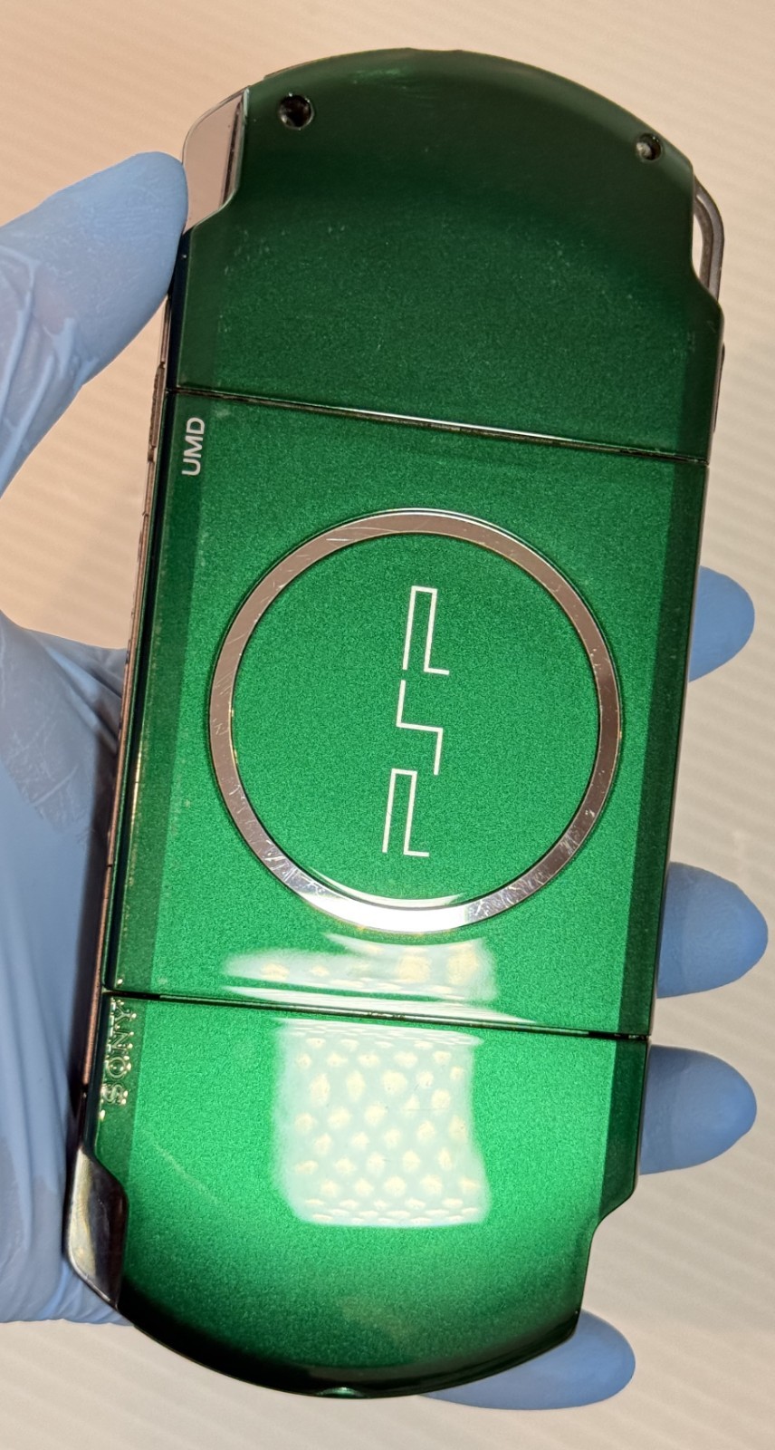 Sony PSP-3000 PSP 3000 Console Green Rare Color Region free – Excellent
