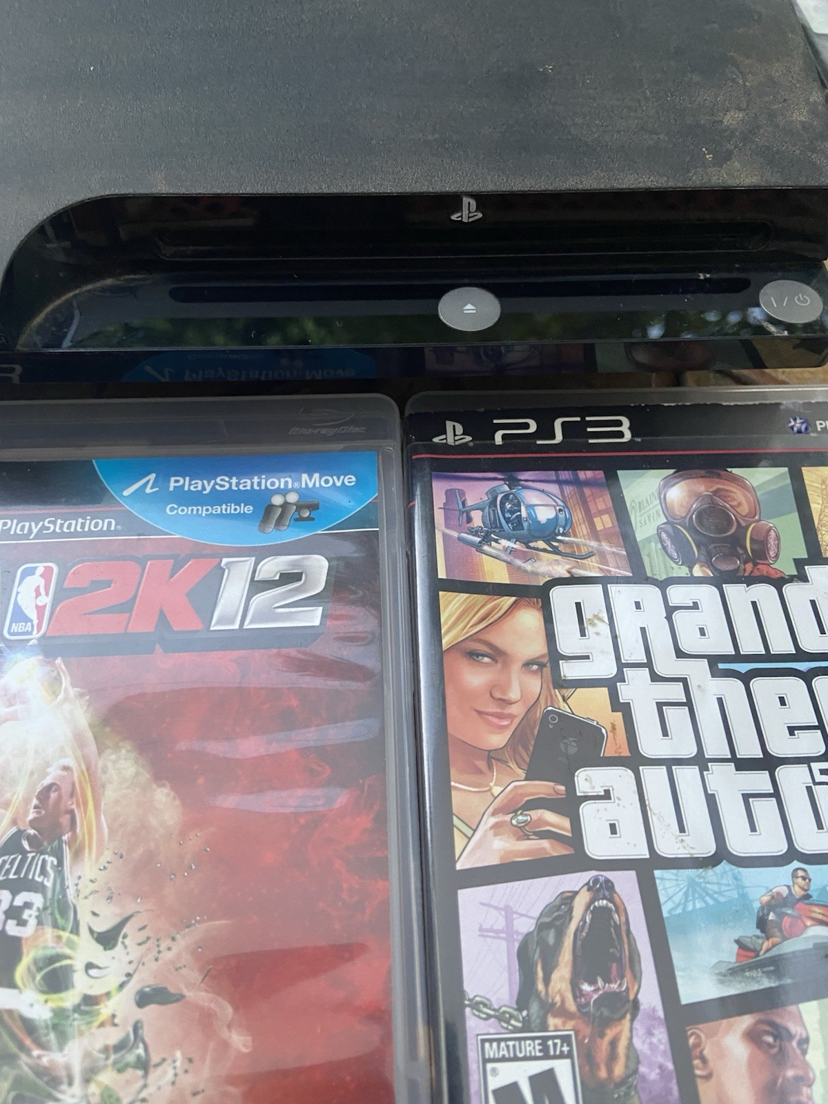 Sony PlayStation 3 PS3 Console Bundle Slim 120GB CECH-2001A 15+ Games Controller