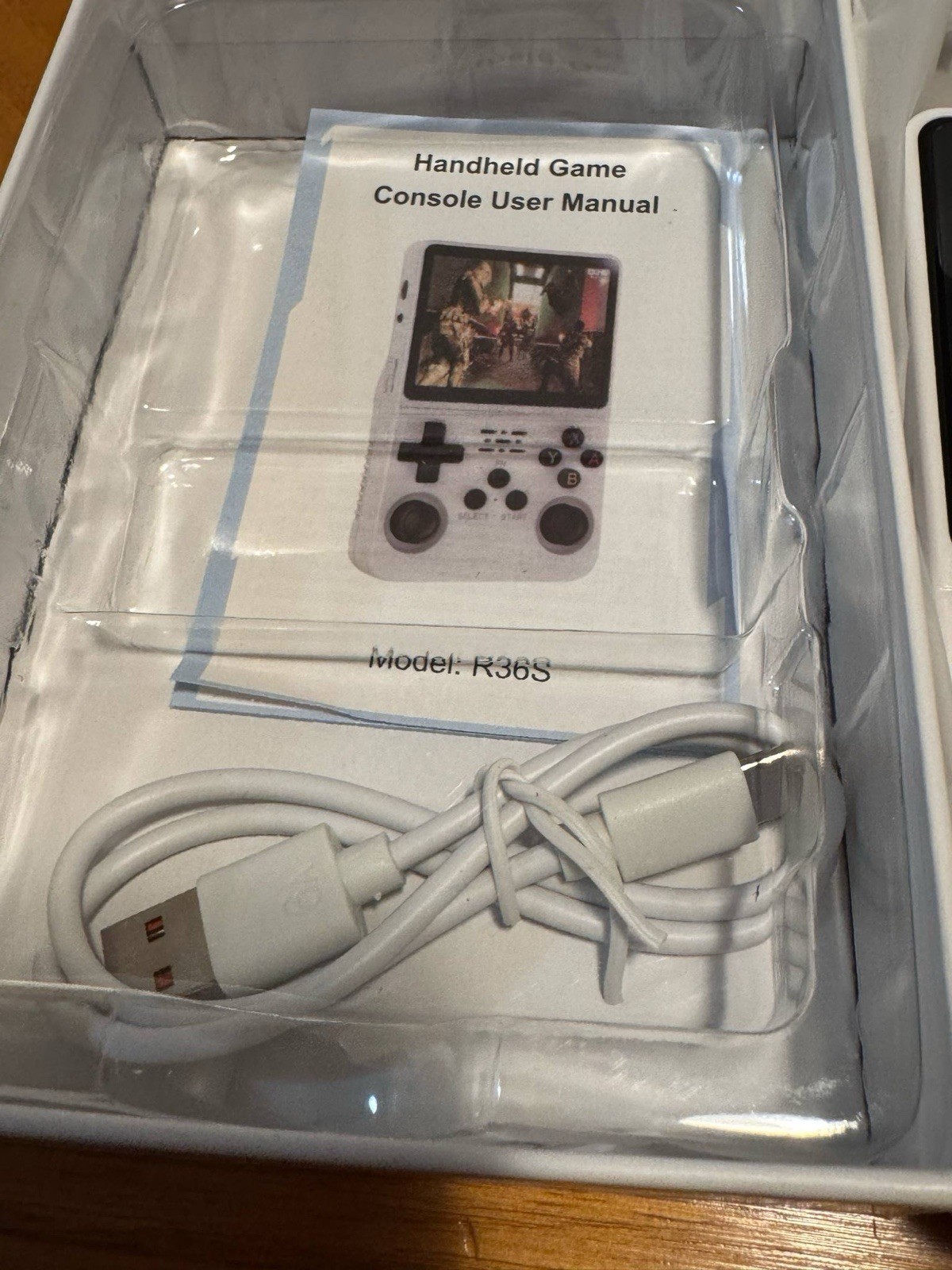 Game Master R36S Handheld Emulator Console 64GB White