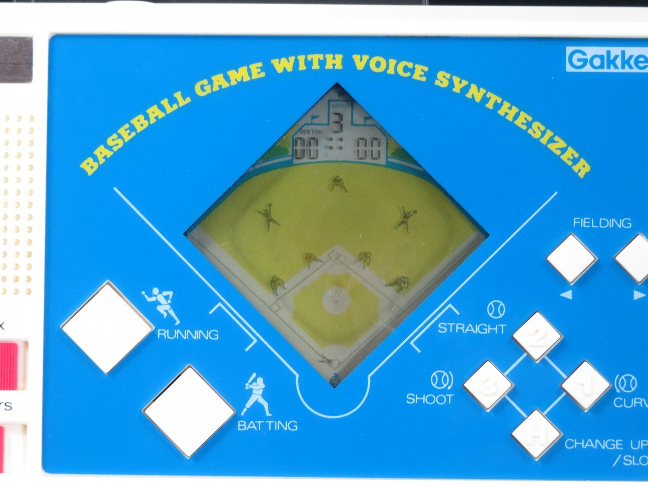 Tested LCD Baseball V Multi Color Handheld Game Gakken LSl made in Japan 1