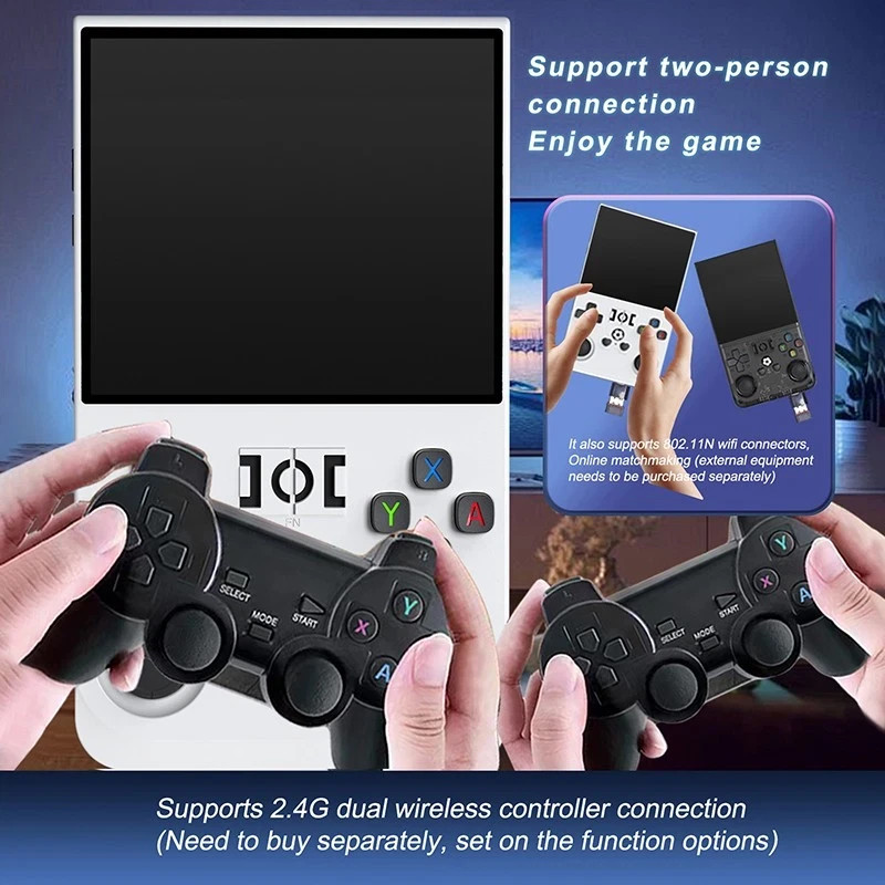 128GB,R36MAX Handheld Game Console 4.0 Inch IPS Screen,22000+ Games, Video Games
