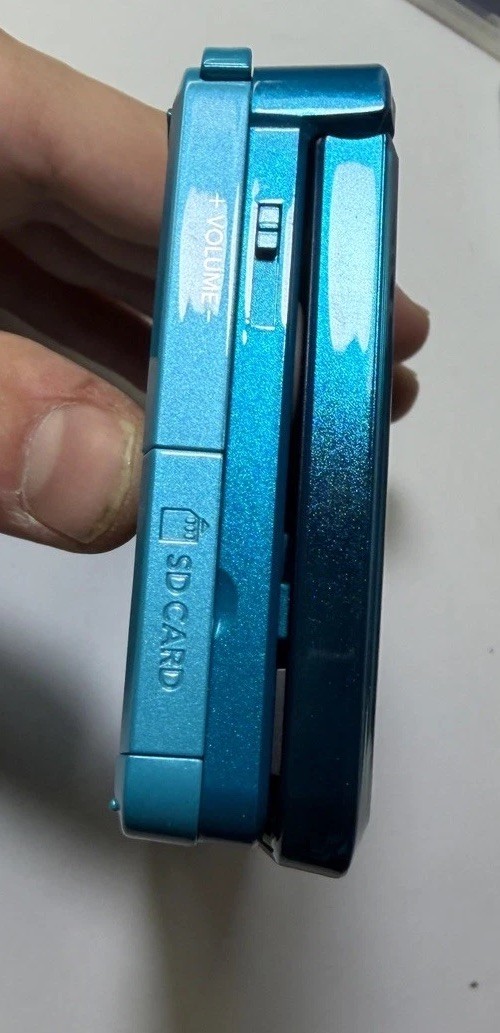 MINT Original Nintendo 3DS Handheld System Aqua Blue Tested Working Console