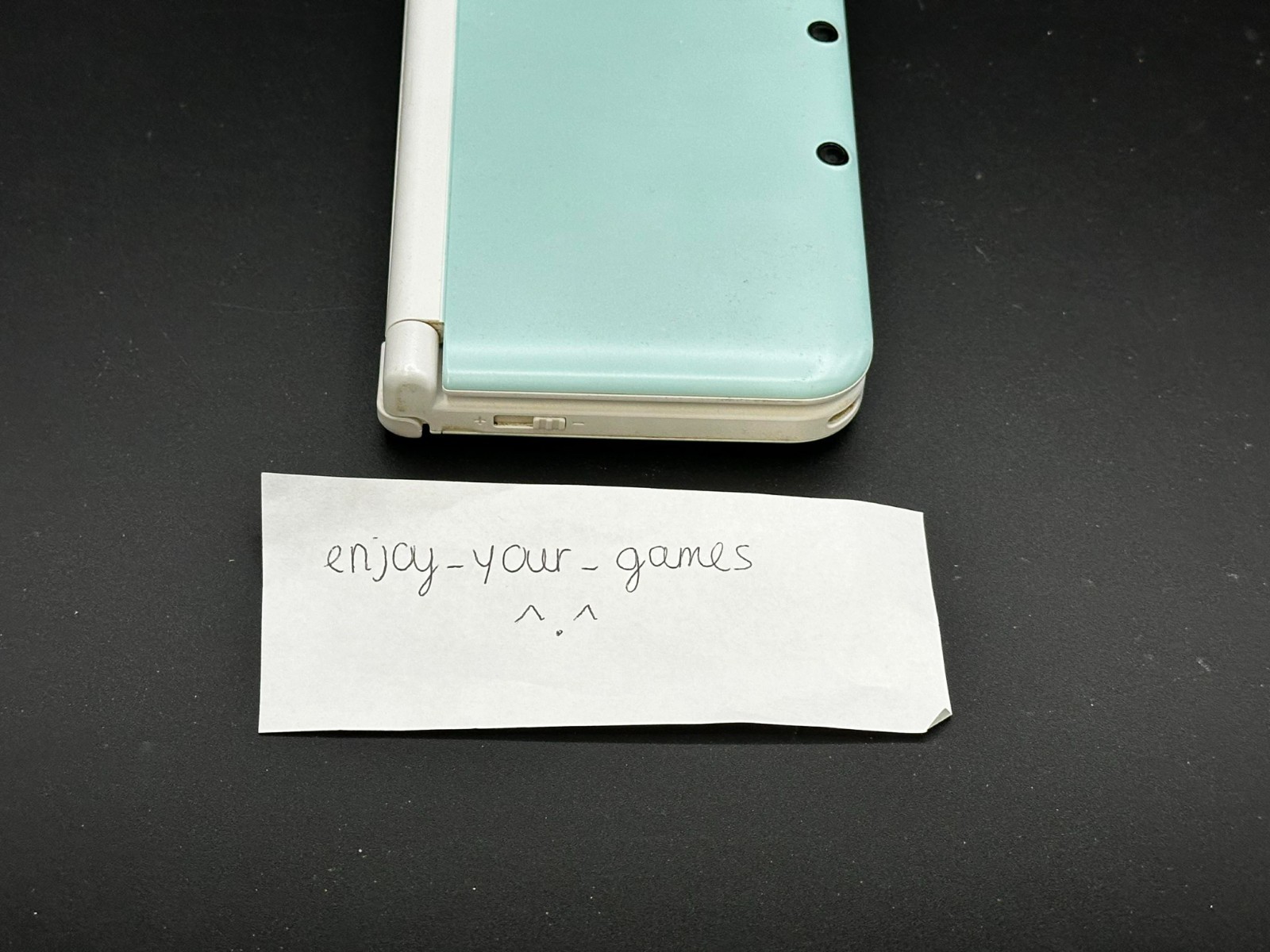 Nintendo 3DS XL LL Mint/White | English | Charger | US Seller – SHIP IN 1-DAY