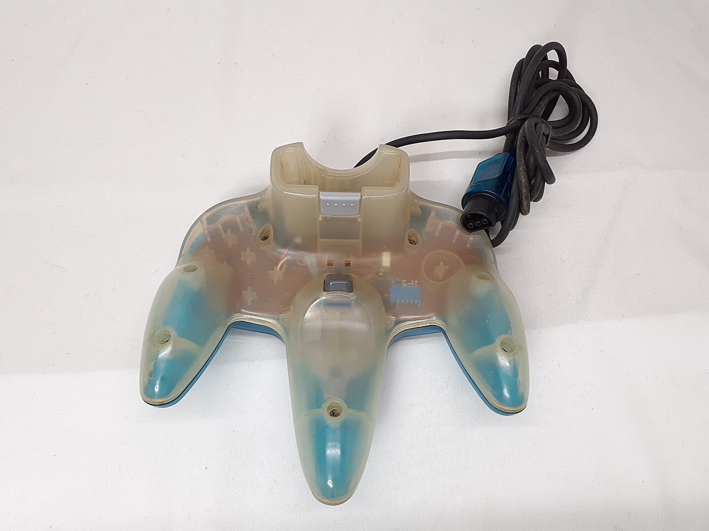 Nintendo 64 Clear Blue Console S-video cable set Region Free N64 Tested