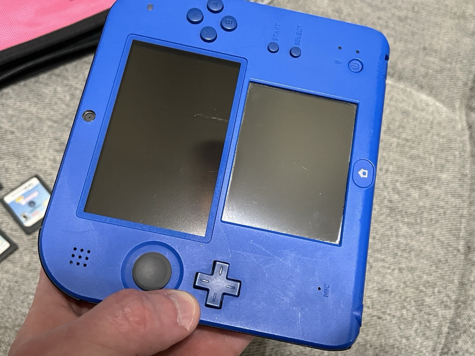Nintendo 2DS Handheld Game Console FTR-001 Black/Blue