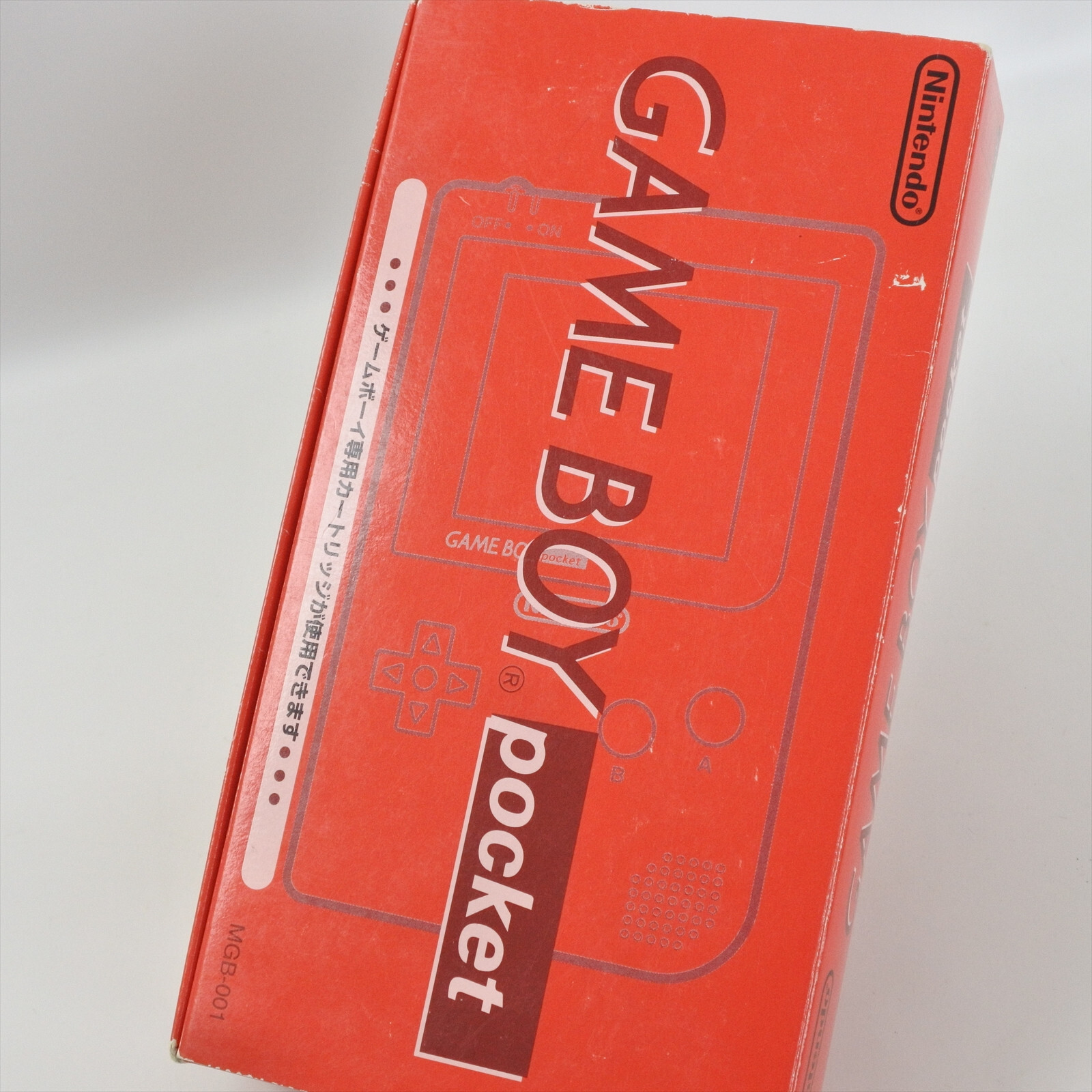 Gameboy Pocket RED Console MGB-001 Boxed Nintendo made in CHINA 6120 gb