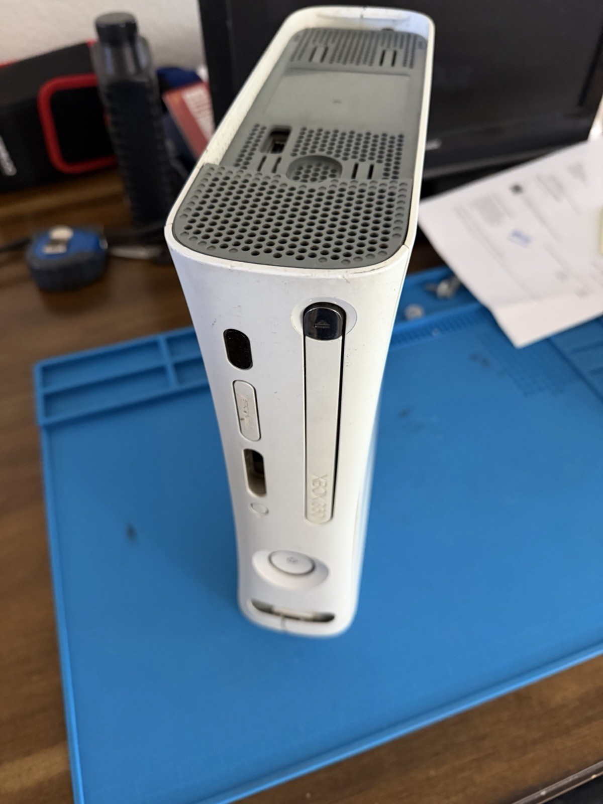 Lot of 2 Microsoft Xbox 360 Consoles Matte White
