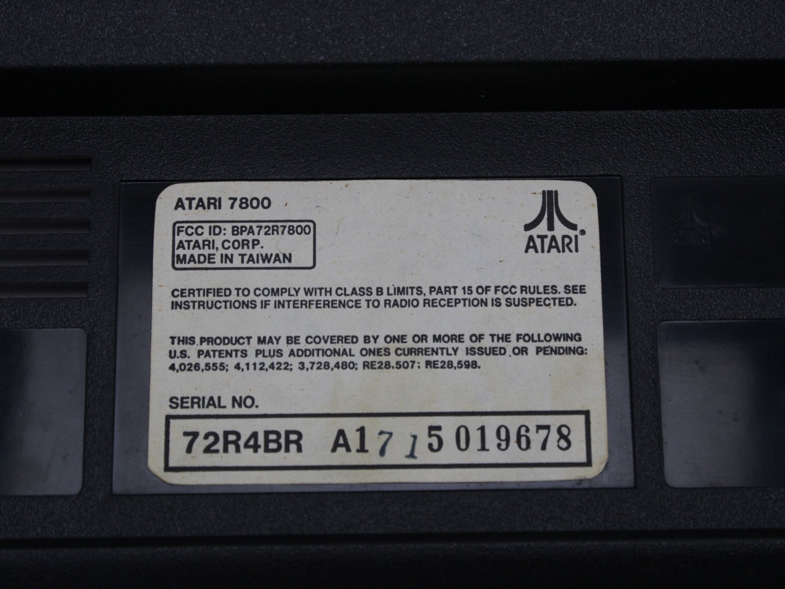 Lot of 4 Atari 7800 ProSystem Video Game Consoles Only Tested/Working