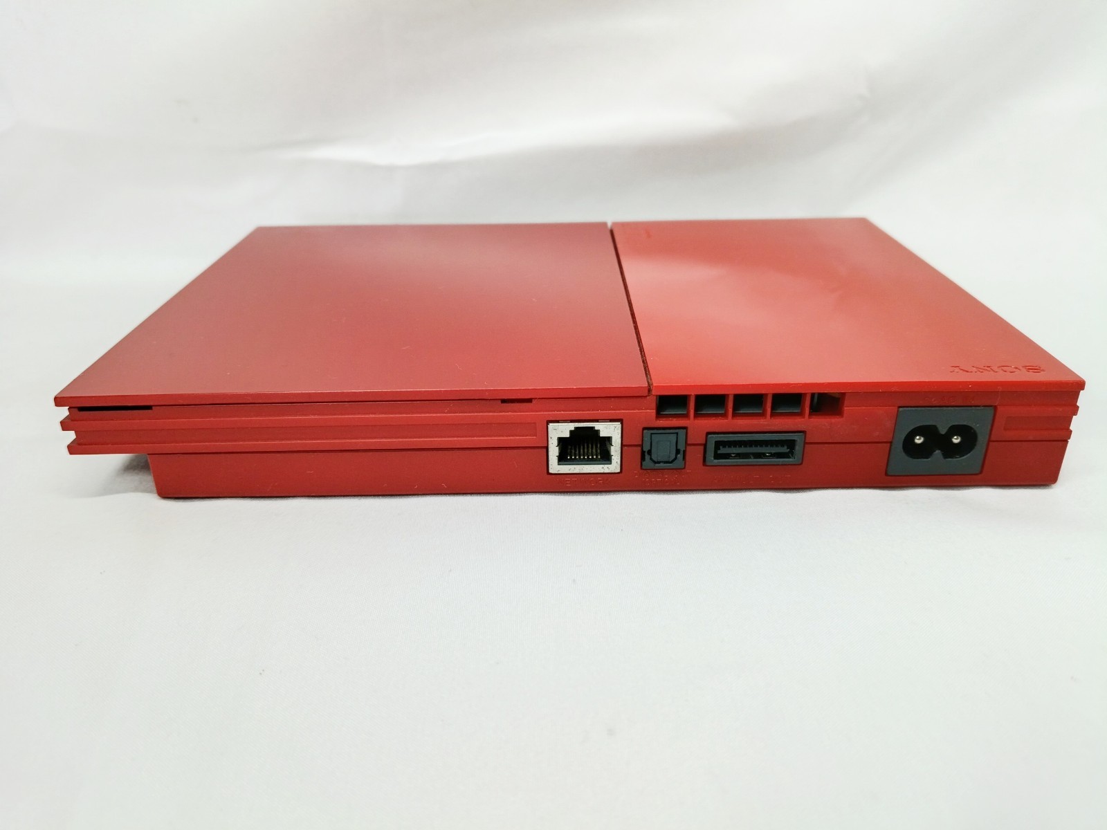 PS2 Console Cinnabar Red Boxed set Memory SCPH-90000CR NTSC-J Japan Tested CIB