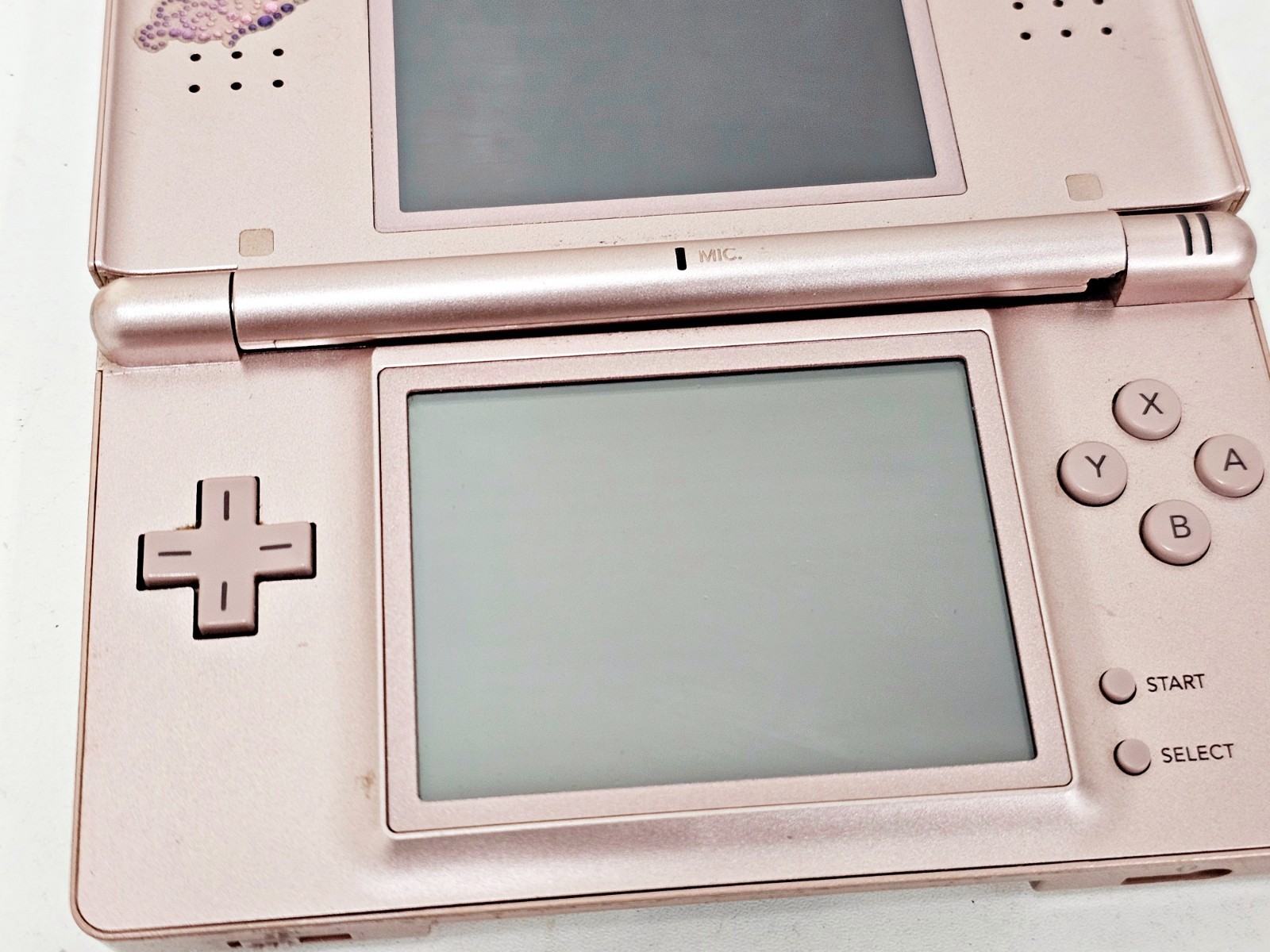 Nintendo DS Lite Console Metallic Rose JUNK 854