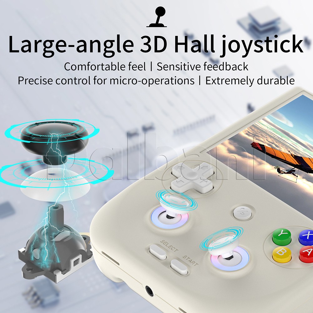 RG406V Anbernic White Retro Handheld Game Console Android 13 WIFI 4-inch 256GB