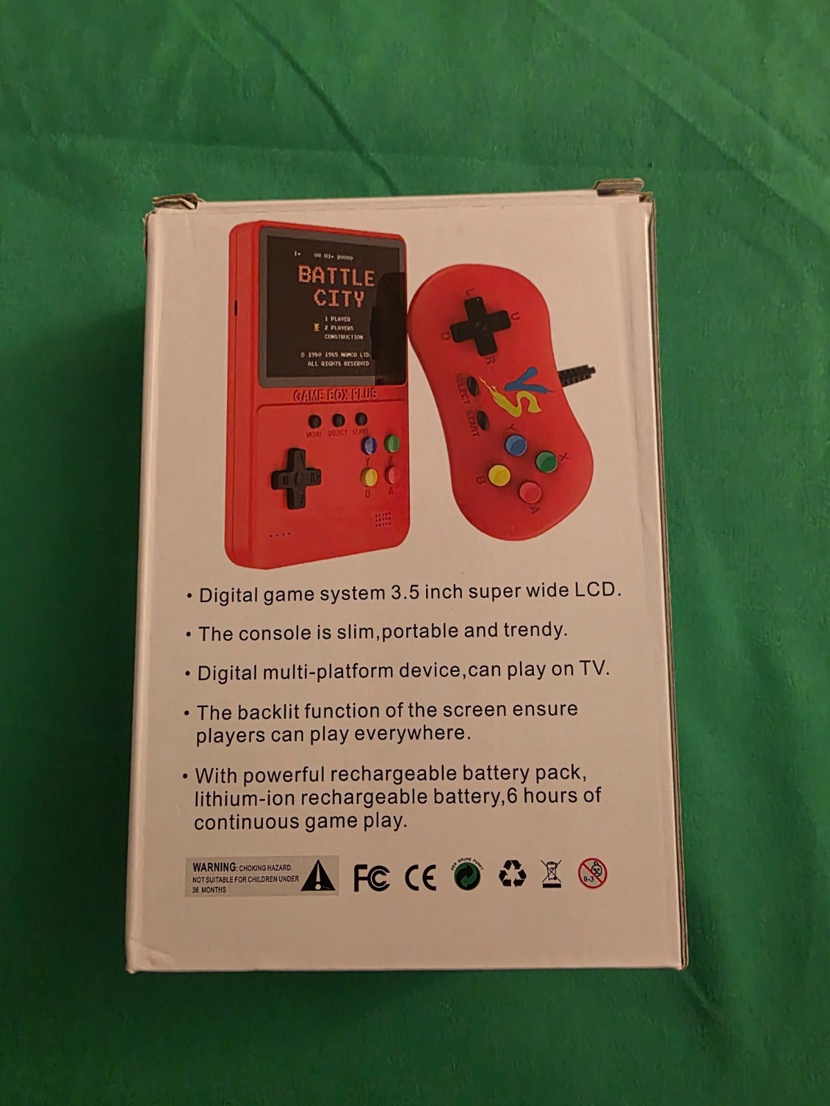Game Box Plus Handheld Console w/ 500 Preloaded Retro Games Controller New Gift