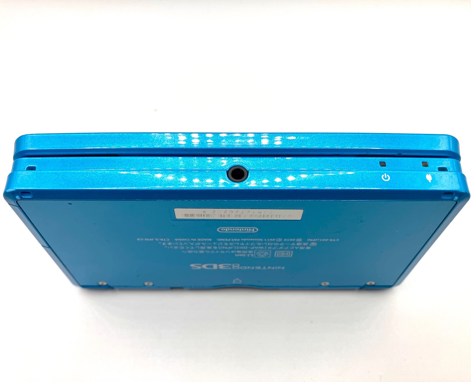 Nintendo 3DS Aqua Blue Console Junk Bottom Screen Not Working Region Locked