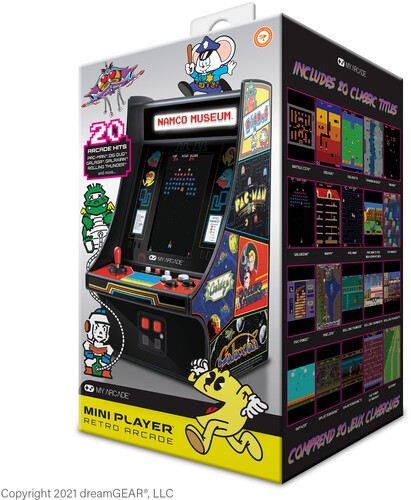 My Arcade DGUNL-3226 Namco Museum Mini Player Retro Arcade Machine – 10 Inch Cab