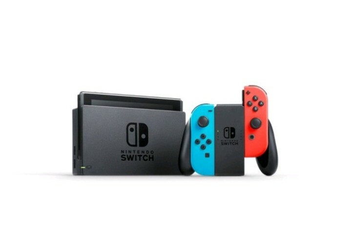Nintendo Switch Console Mario Kart 8 Deluxe Bundle Neon Blue/Red 3 months online