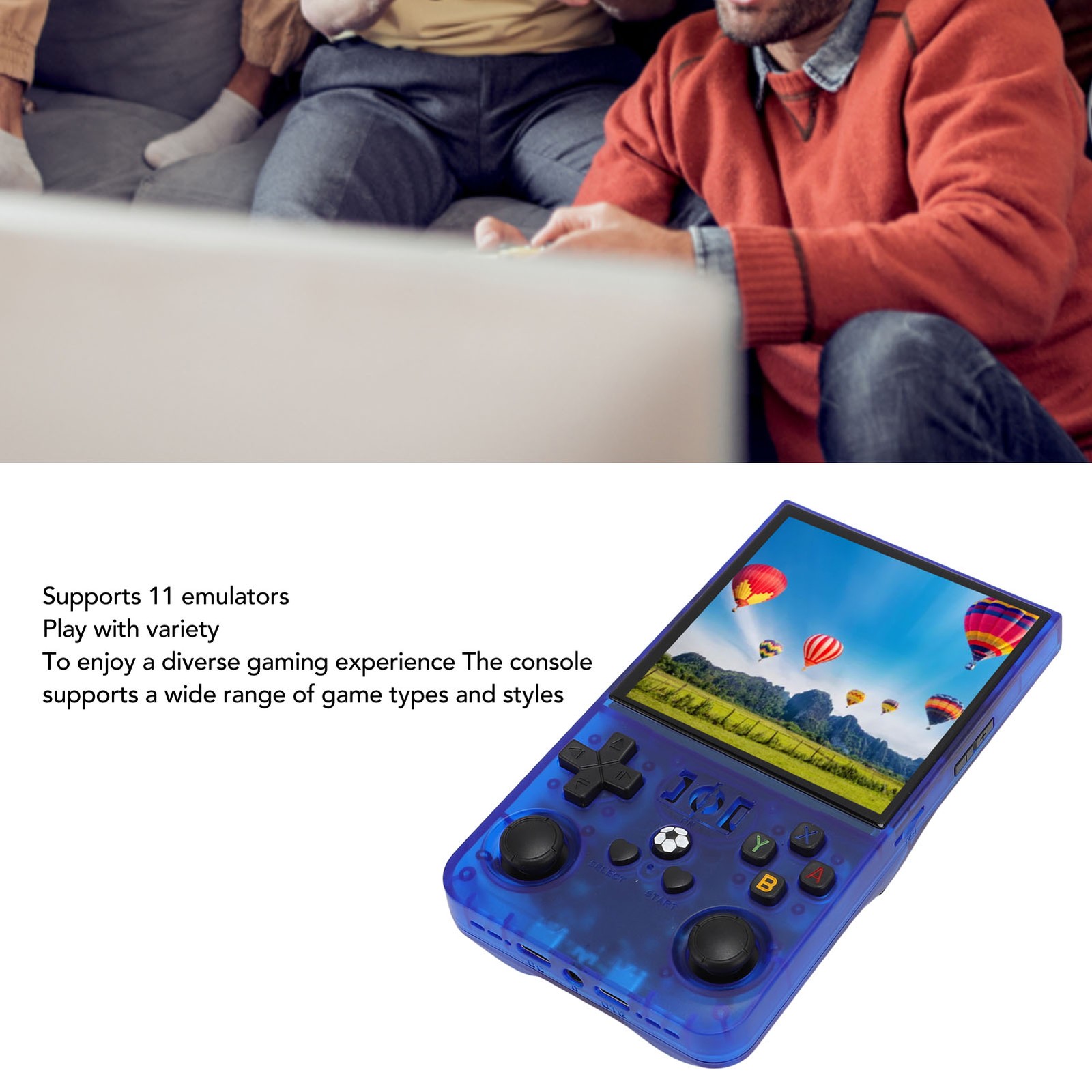 Handheld Game Console 4 Inch IPS Screen Open Source Portable Retro Video Ga YWIY