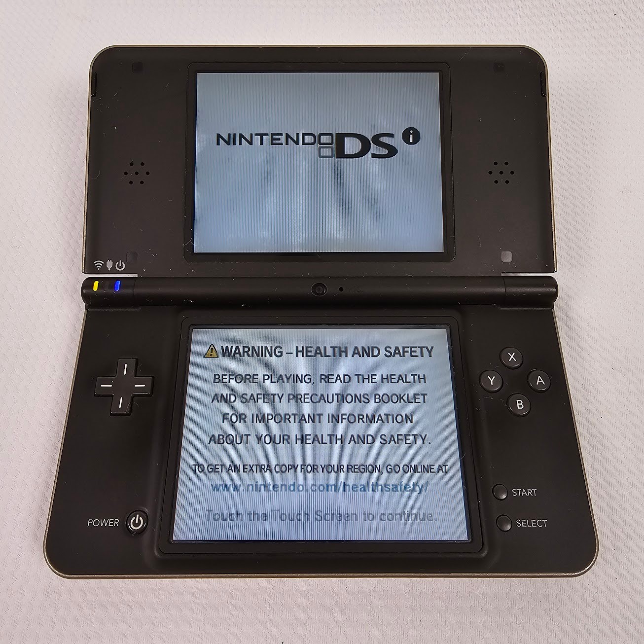 Nintendo DSi XL Bronze Handheld Console Bundle 8 Games OEM Charger Tested