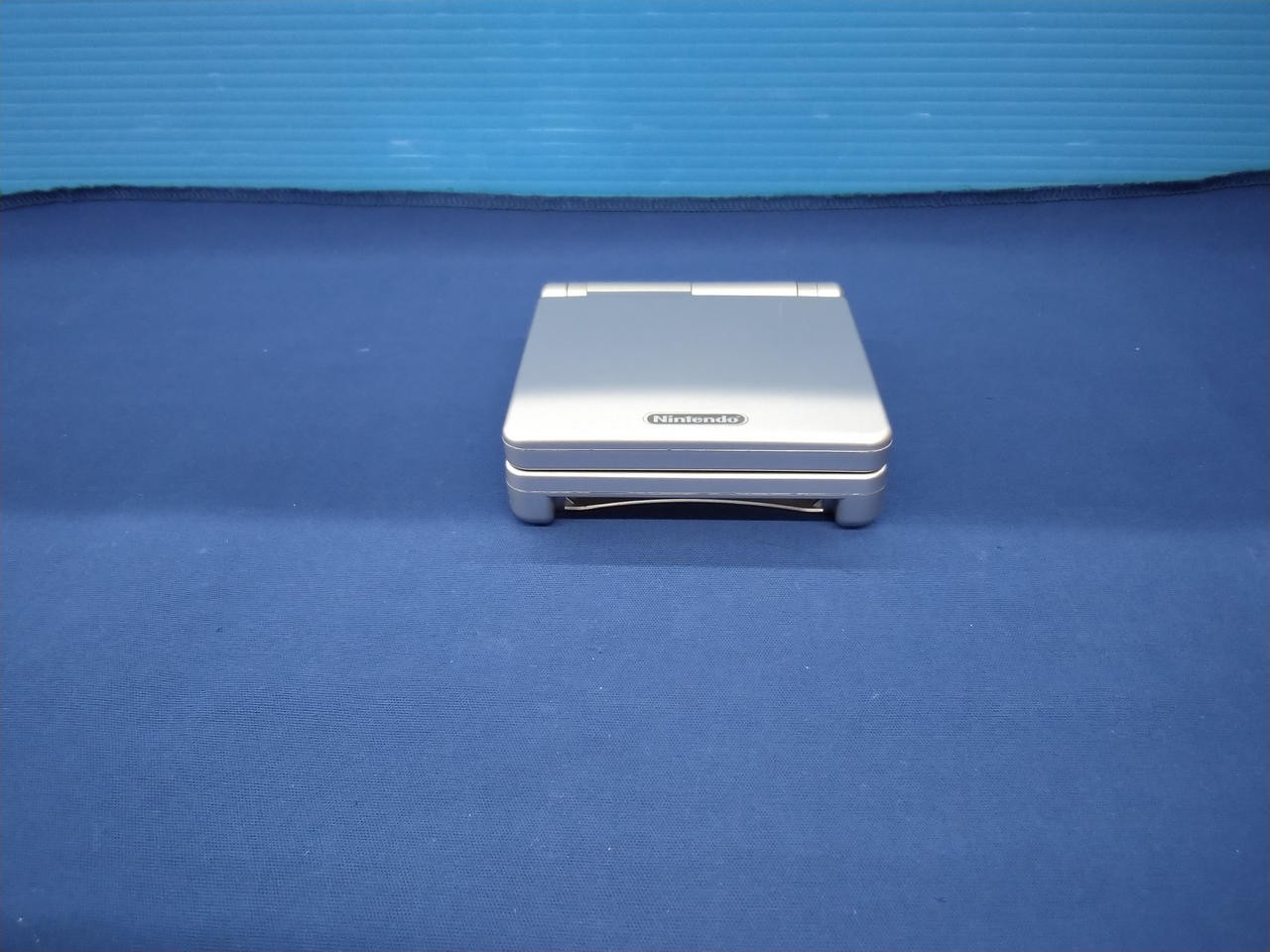 Nintendo Game Boy Advance SP AGS-S-ZVA Silver Used Console with Box & Adapter