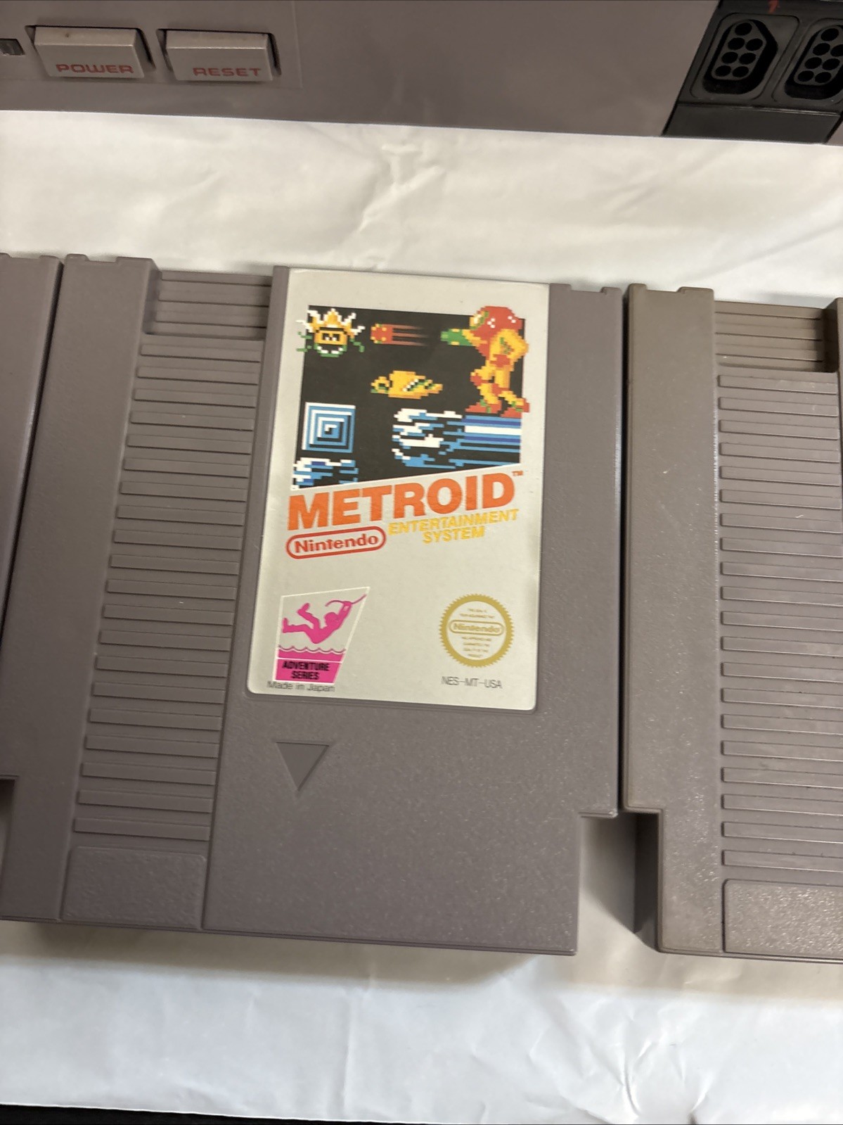 Nintendo NES Bundle With Cables, 3 Games & , 2 Controllers Tested Working READ
