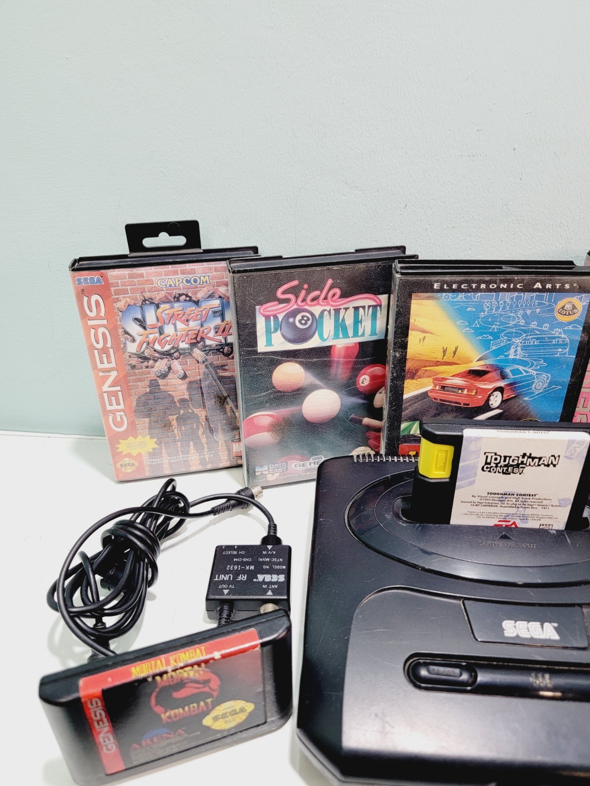Sega Genesis Console Bundle With 2 Controllers and 15 Games
