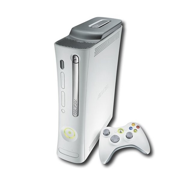Microsoft Xbox 360 Pro Console System 20GB B4J-00107 White MOTHERBOARD DEFECTIVE