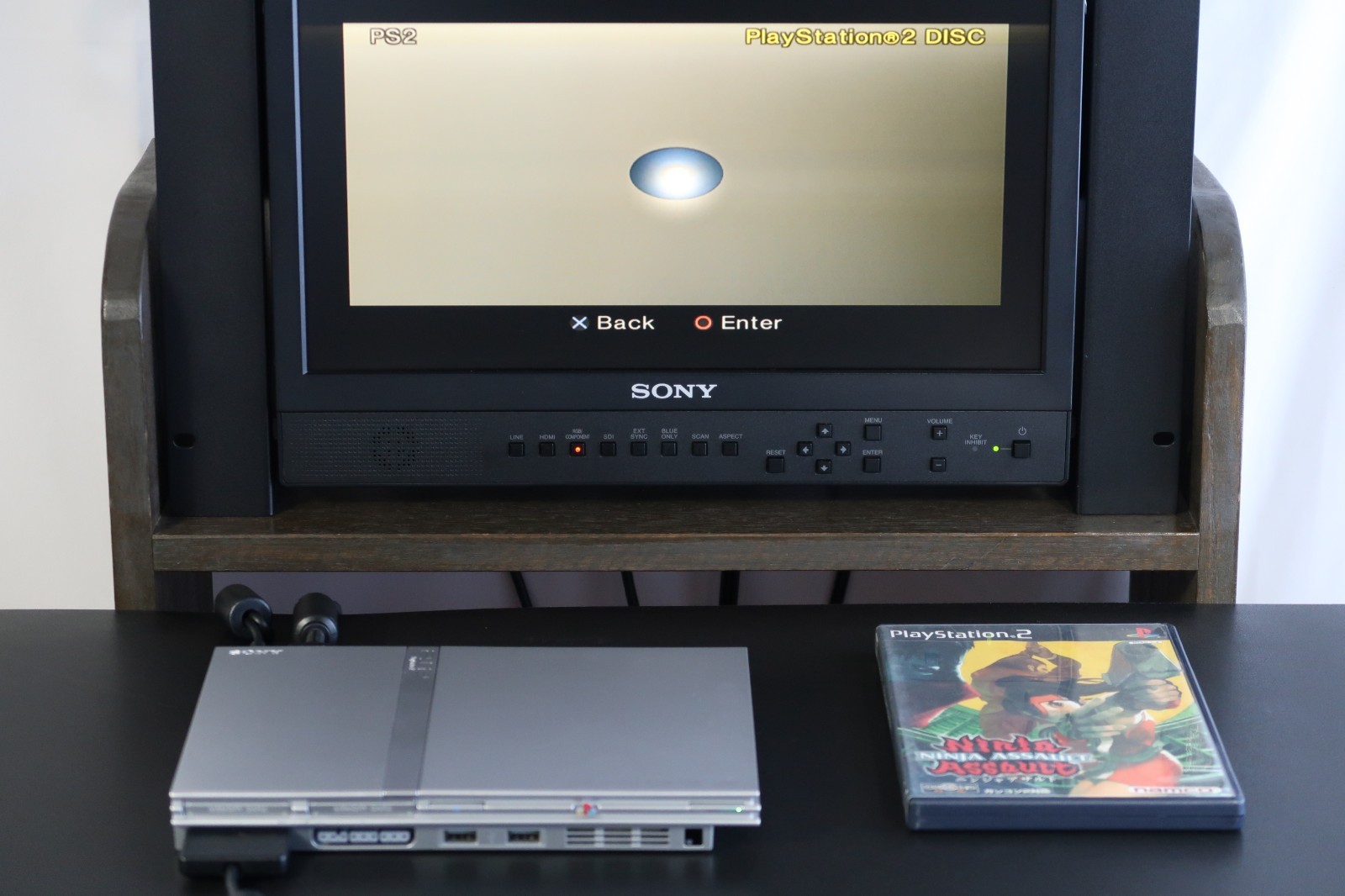Excellent Sony PlayStation 2 PS2 SCPH-75000 Sliver Slim Console Japan Import Box
