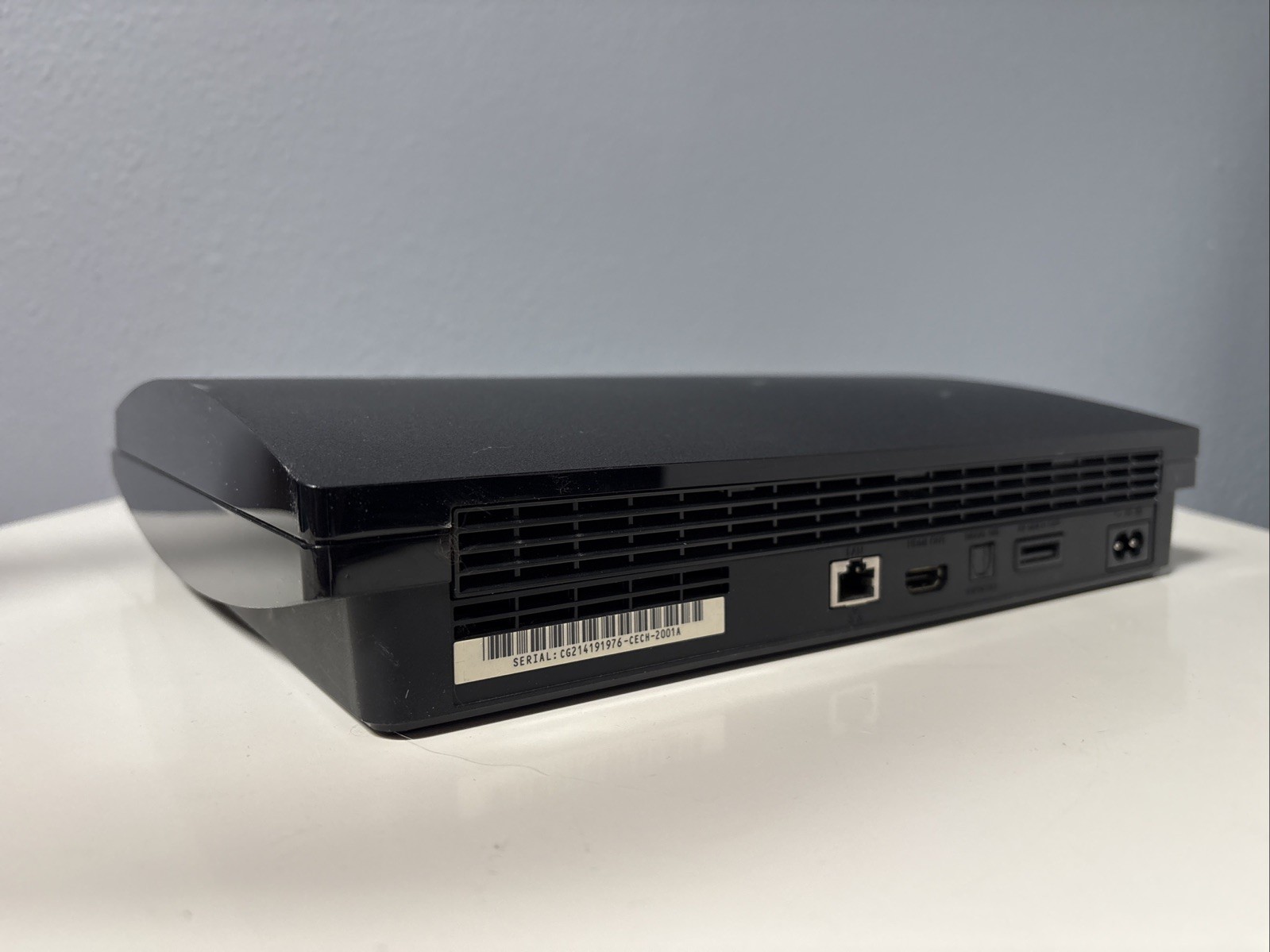 Sony PlayStation 3 Slim 120GB Console (Black, CECH-2001A) w OEM controller