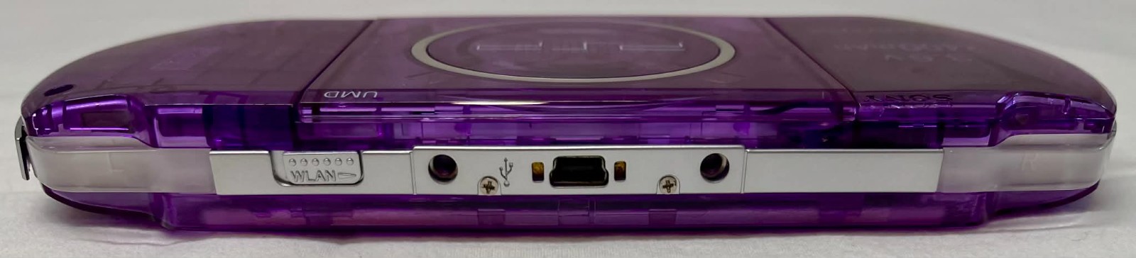 PSP 3000 Clear Purple / New Battery / Genuine Sony Charger / Region Free / 32 GB