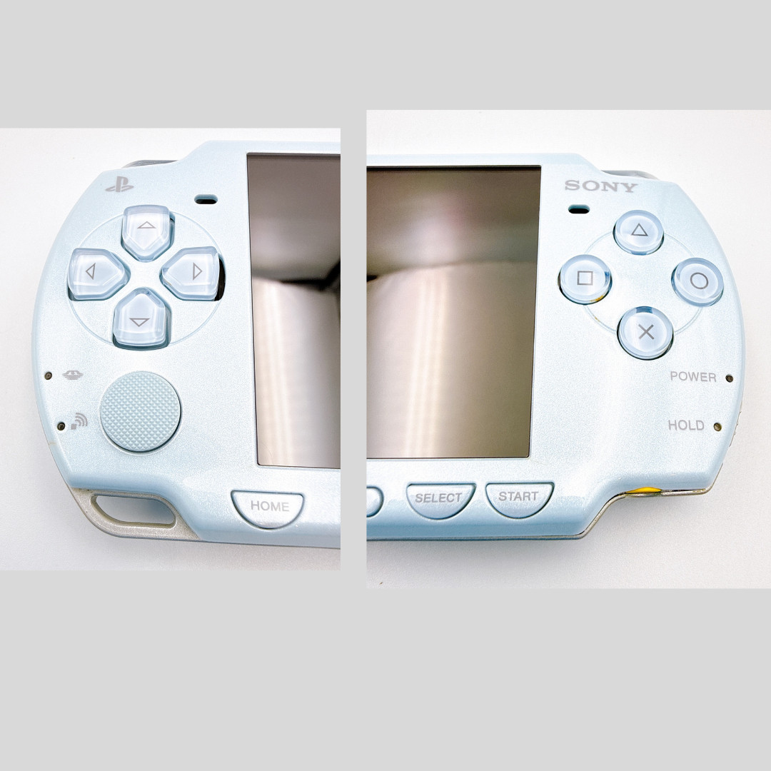 Sony PSP-2000 Console Blume Felicia Blue Region free w/adapter, battery – Mint