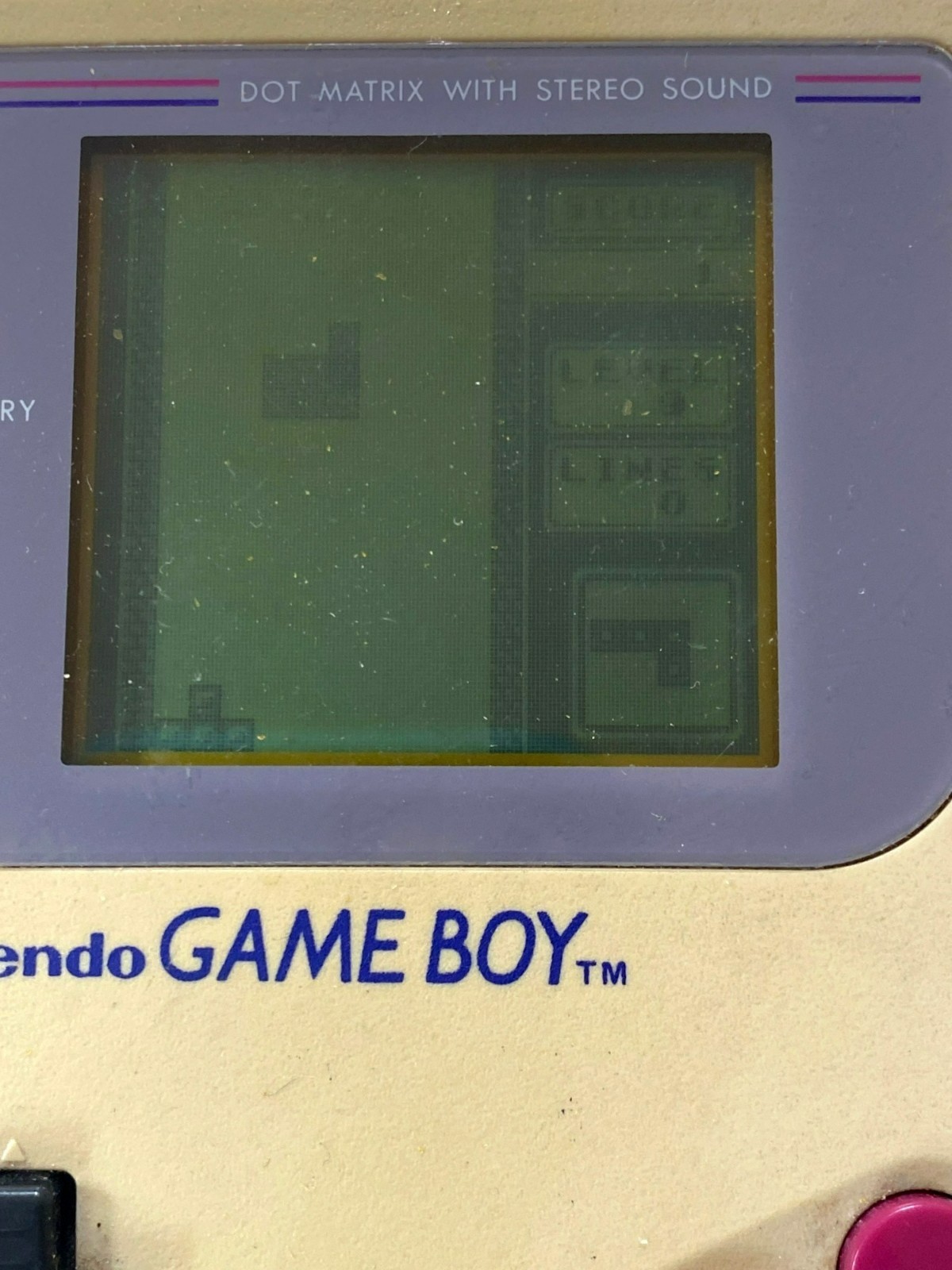 Original Nintendo Game Boy DMG-01 Handheld Console Tetris 1989 w/Power Cord