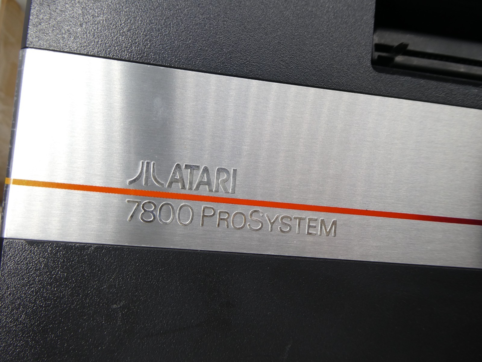 Atari 7800 Video Game Console EXPANSION INTERFACE AV Modded Seller Reconditioned