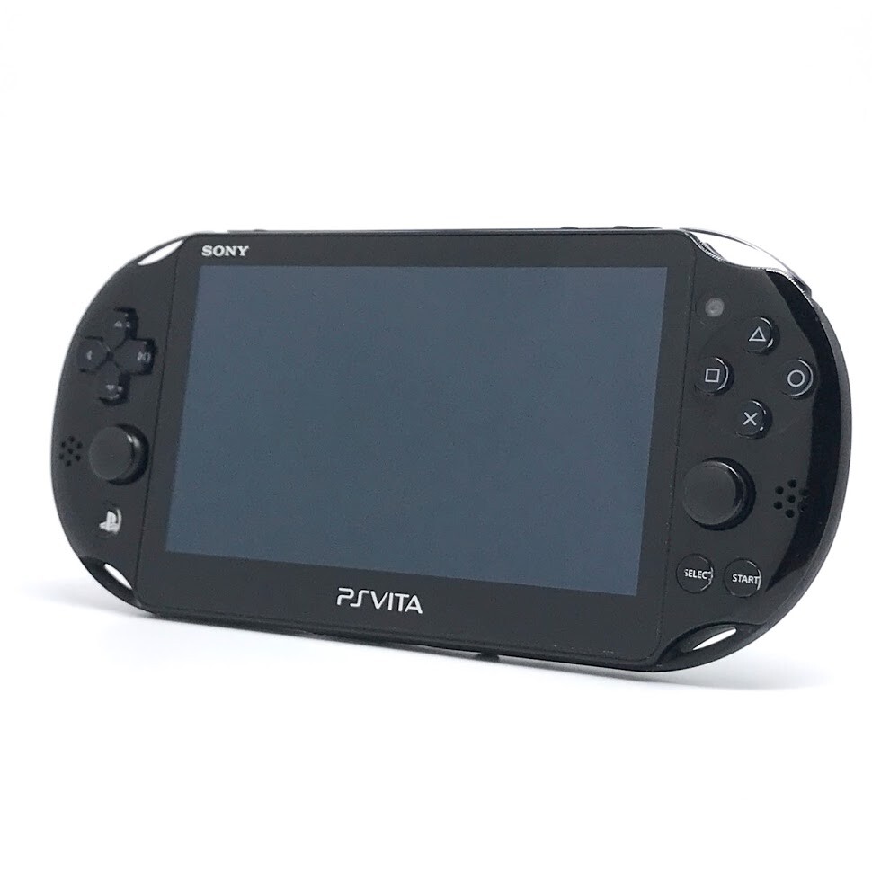 SONY PS Vita PCH-2000 Slim Black Wi-Fi LCD w/ Charger From Japan «Mint»