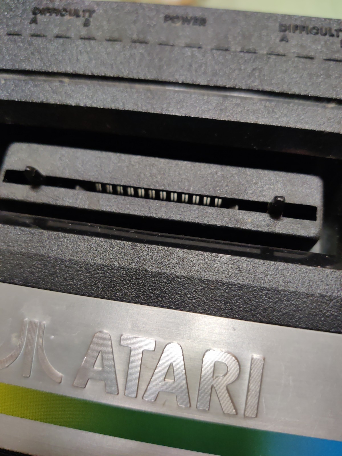 Nice Clean Atari 2600 Jr Console Video Game System + Power Cable