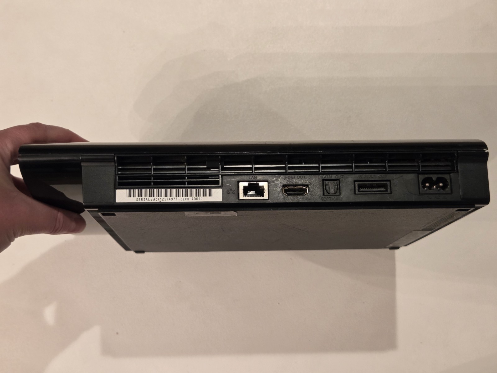 Playstation 3 Slim 500GB Console and game Only Black Tested Working CECH-4001C