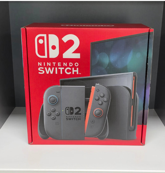 Nintendo Switch 2 Console Black Korean Version Region Free System New