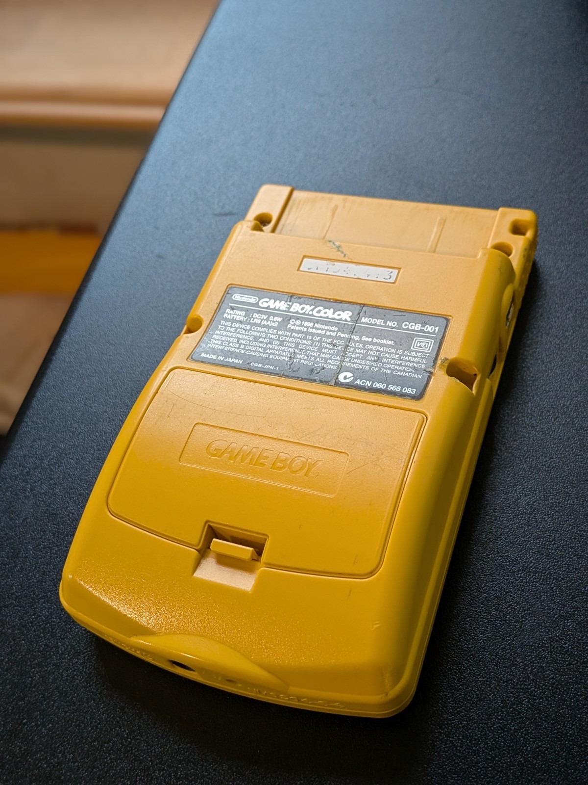 100% Original Nintendo Game Boy Color Yellow OEM GBC Handheld 1 YEAR WARRANTY