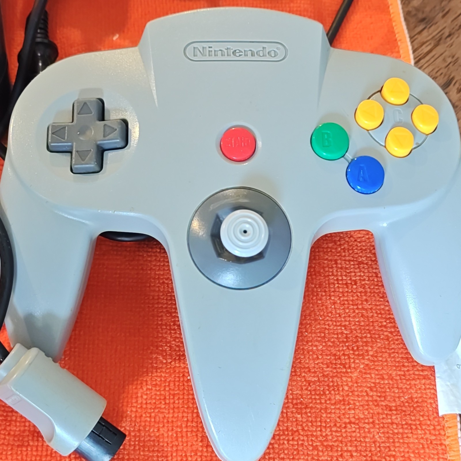Nintendo 64 Console OEM Controller, Memory Expansion Pak, AV+Cable Power TESTED
