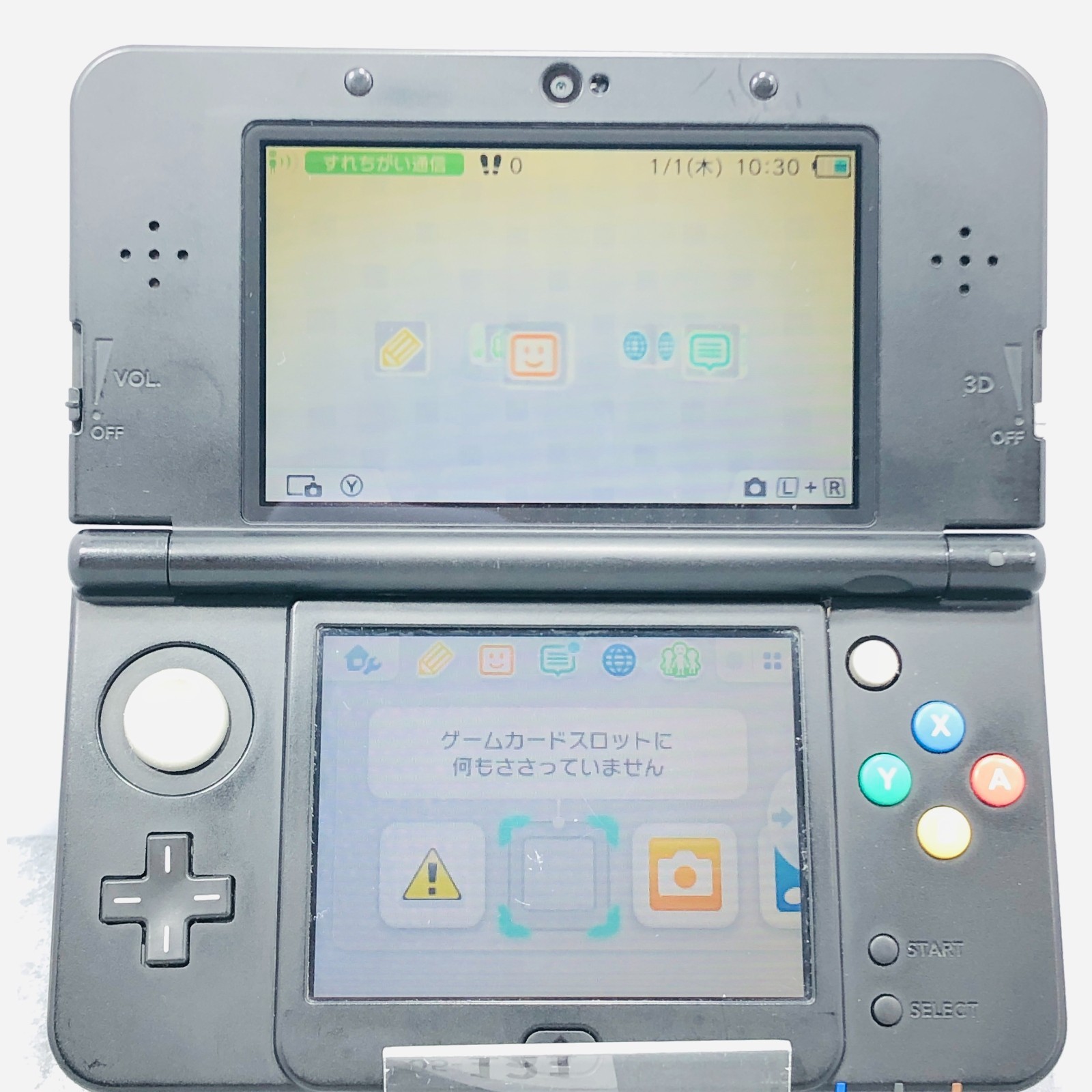 [EX+3] New Nintendo 3DS Handheld Console KTR-001 Black Japan 26-05-121