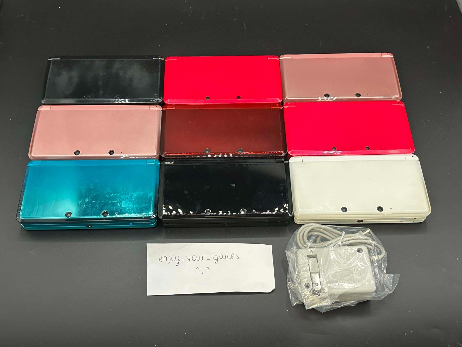 Nintendo 3DS | English | Charger | Pick Your Color | USA Seller – Ship in 1-DAY