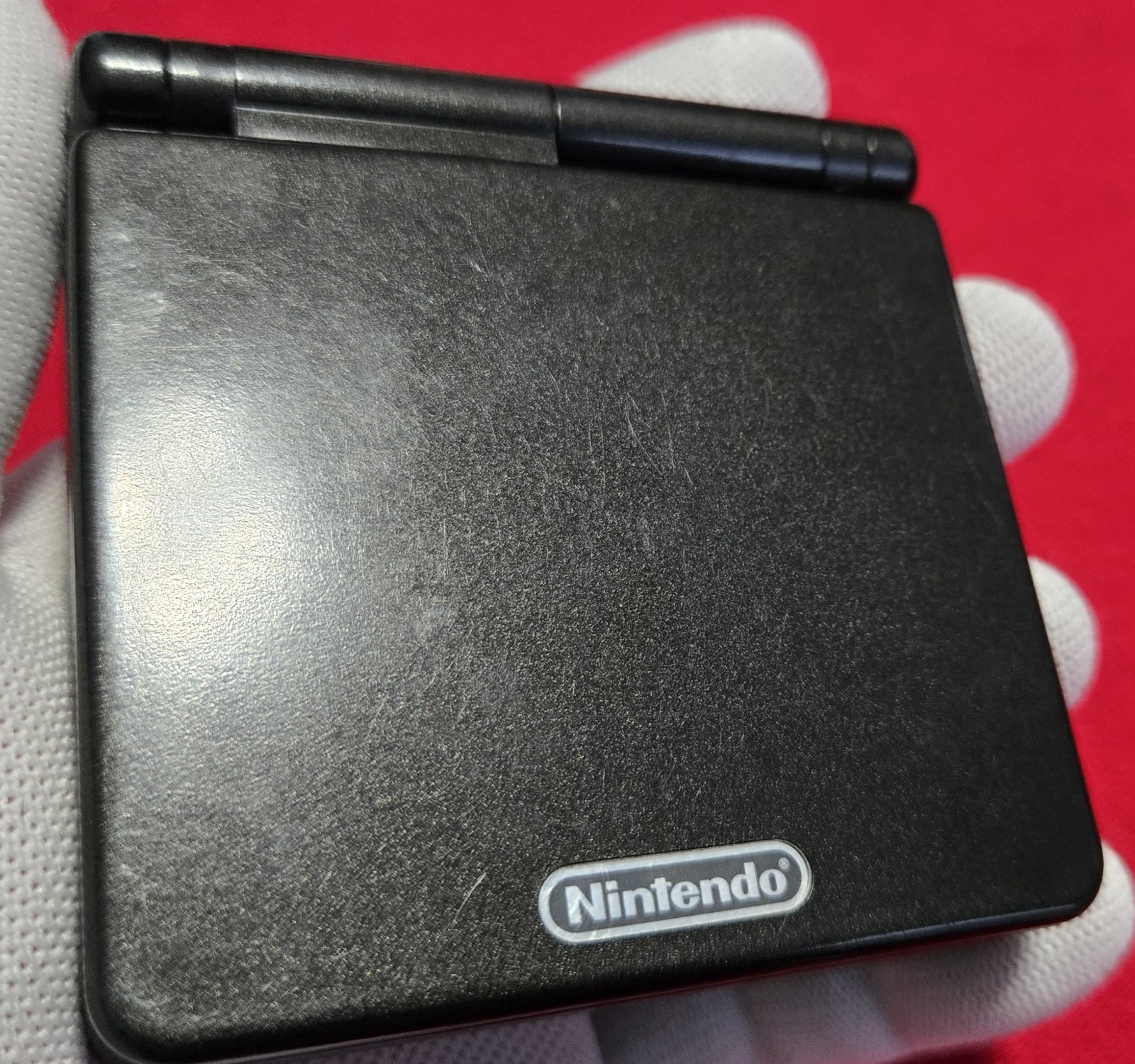 BUNDLE – Onyx Black Nintendo GameBoy Advance SP GBA SP AGS-101 – TESTED & CLEAN!