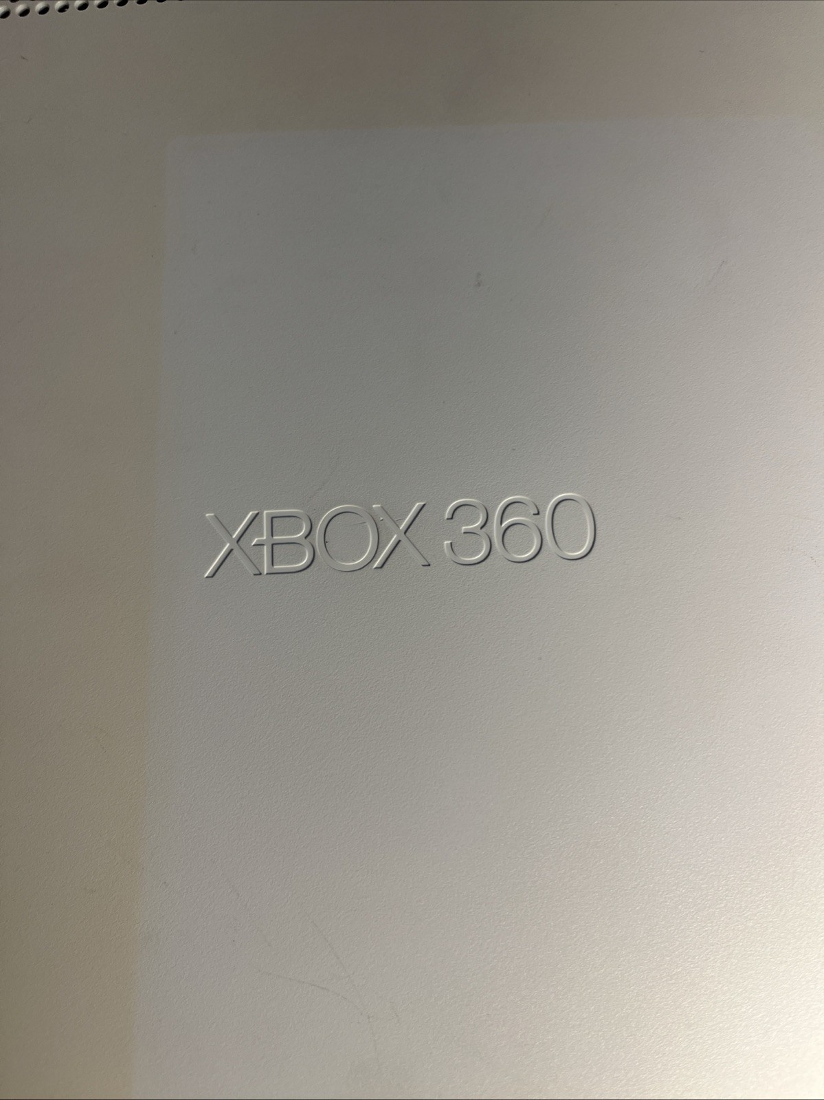 Microsoft Xbox 360 Core White System Console Only For Parts Or Repairs Untested